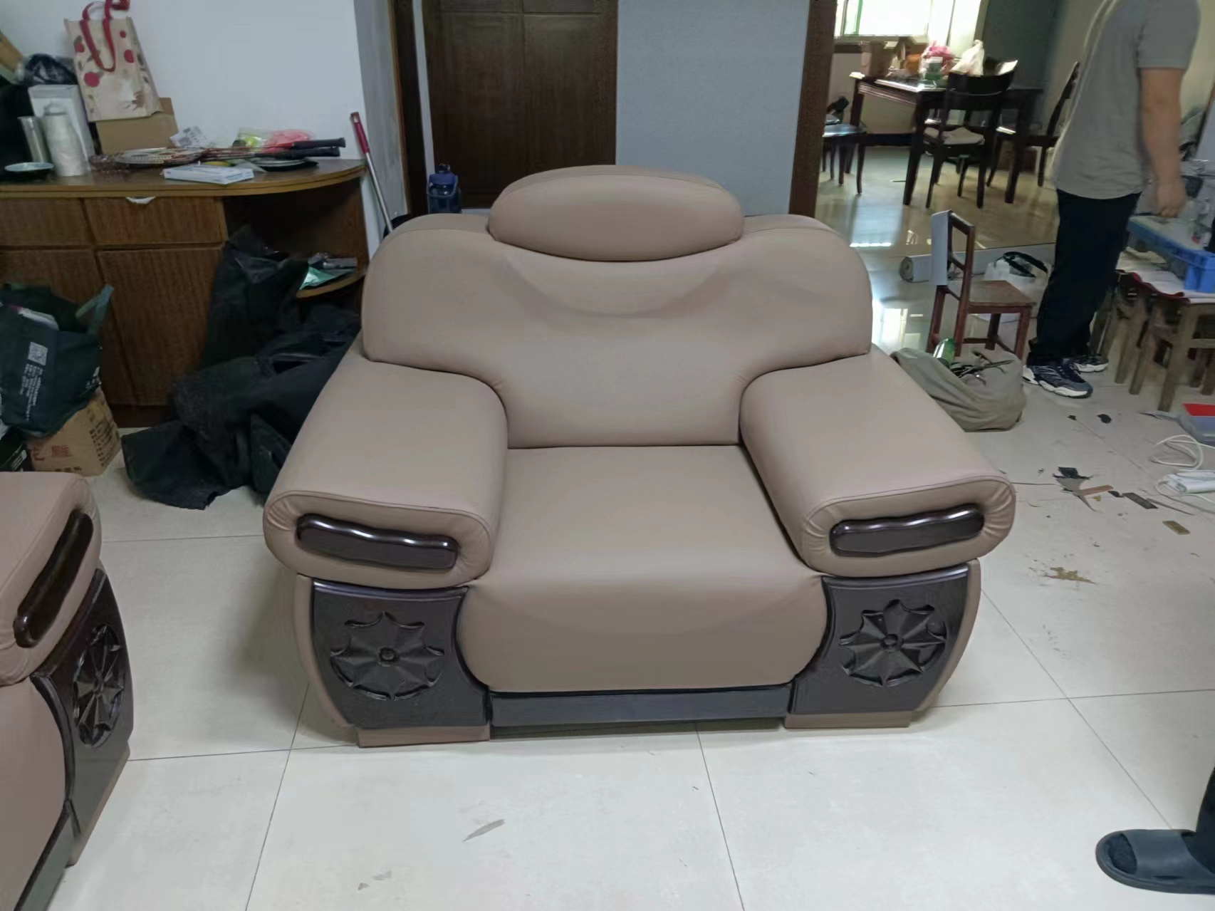 云和沙发换皮套专业师傅现场翻新